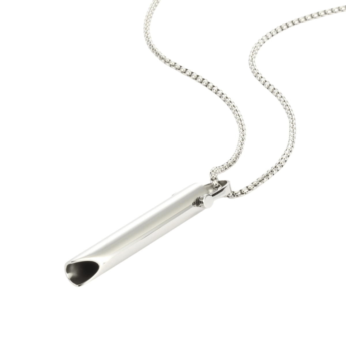 silver breathlace breathing necklace